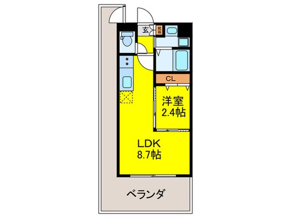 オリエンテム宿院南の物件間取画像